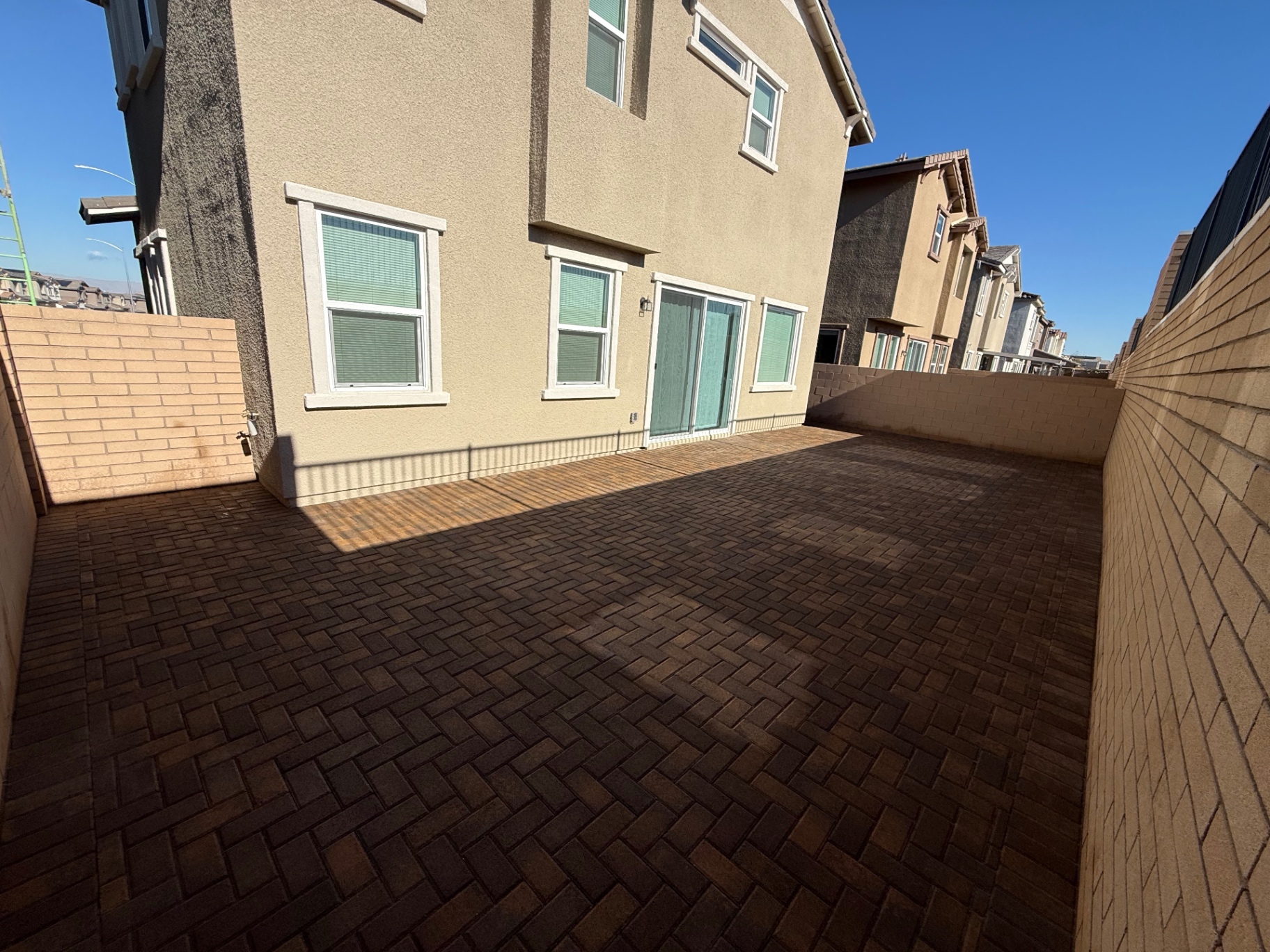 Backyard Paver Transformation — after