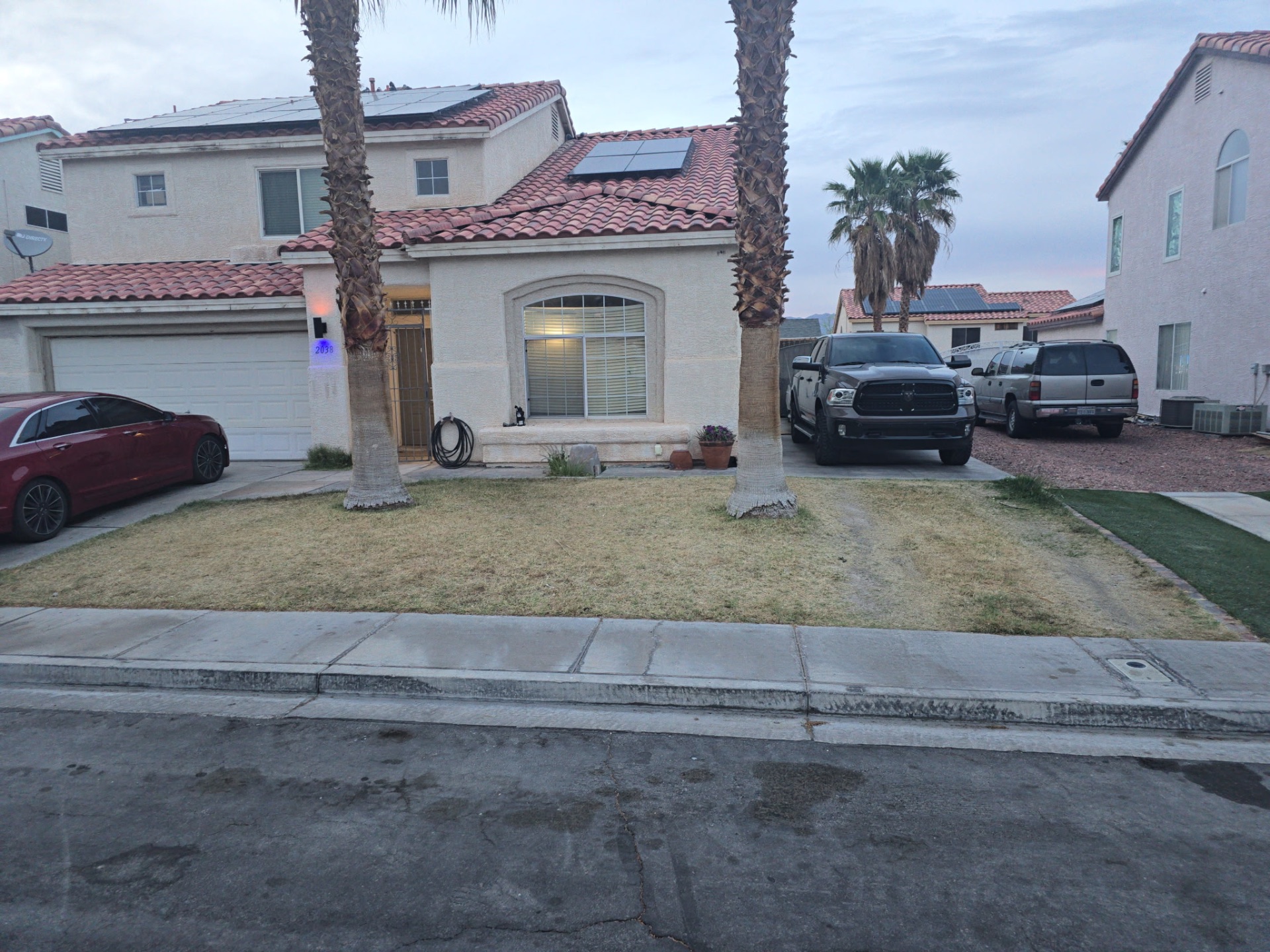 Front Yard Turf Transformation — before